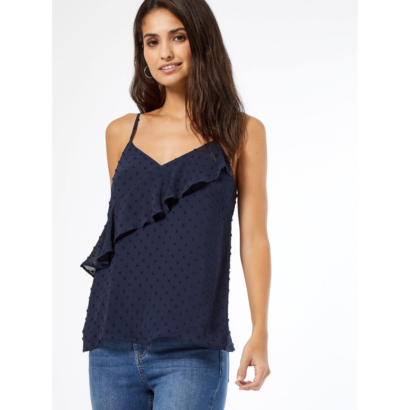 Dark blue top Dorothy Perkins