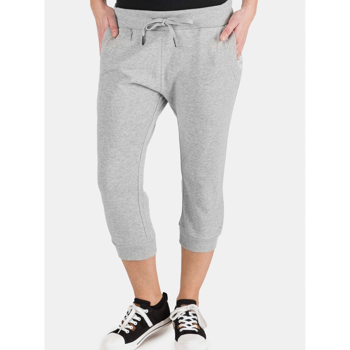 Light Grey Women's 3/4 Tracksuit SAM 73