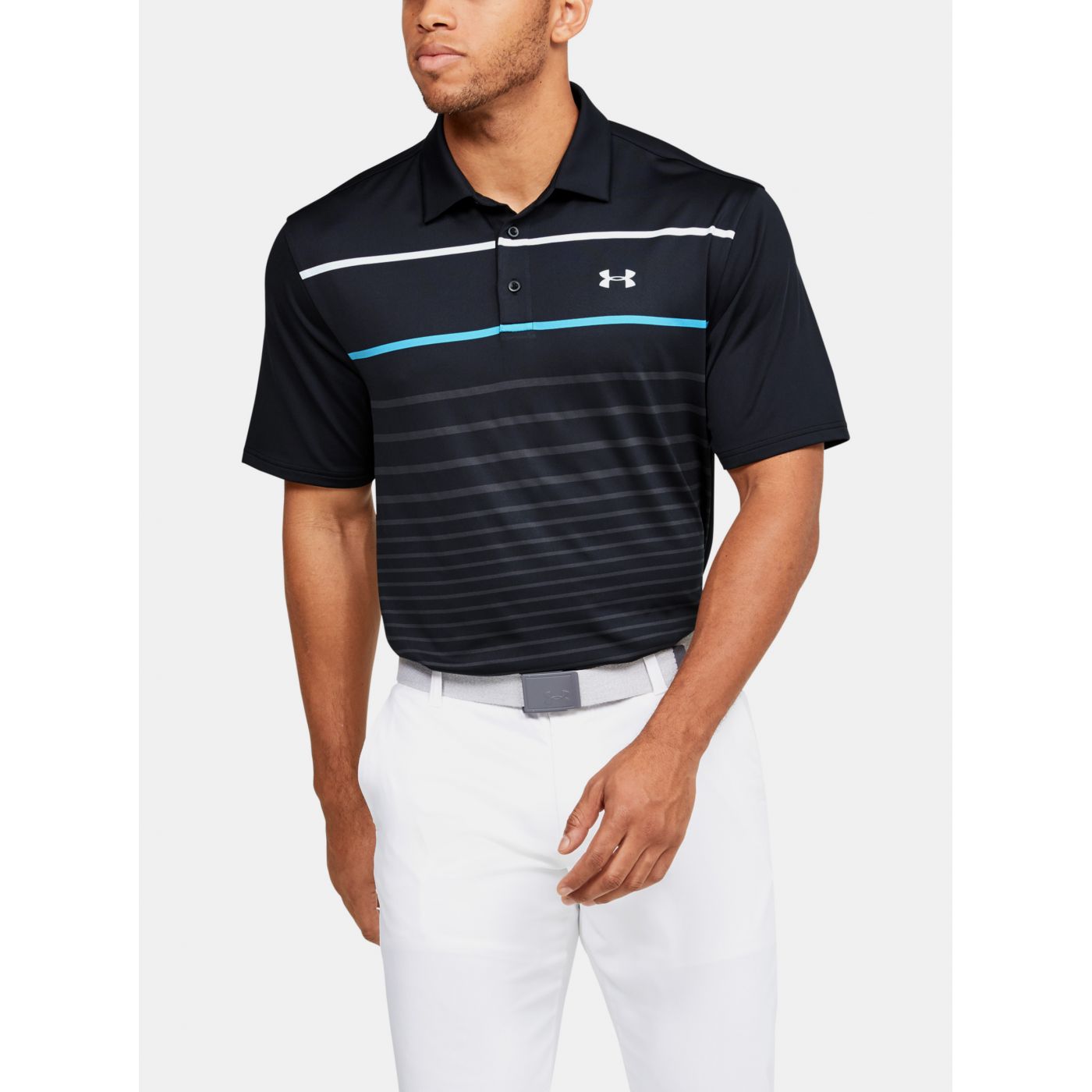 Black Men's Polo Shirt Playoff Under Armour