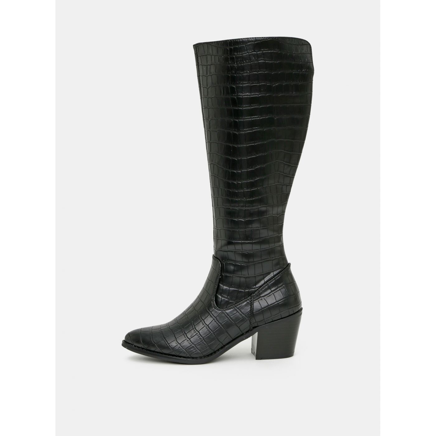 Black boots with snake pattern VERO MODA