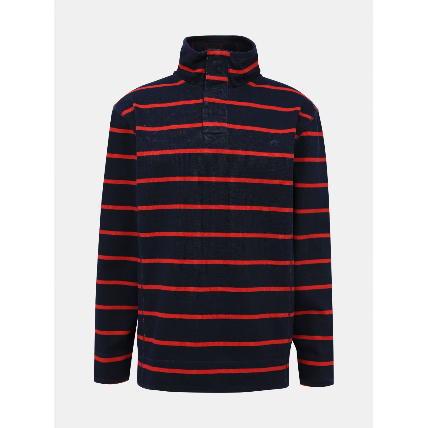 Raging Bull Red-Blue Striped Sweatshirt