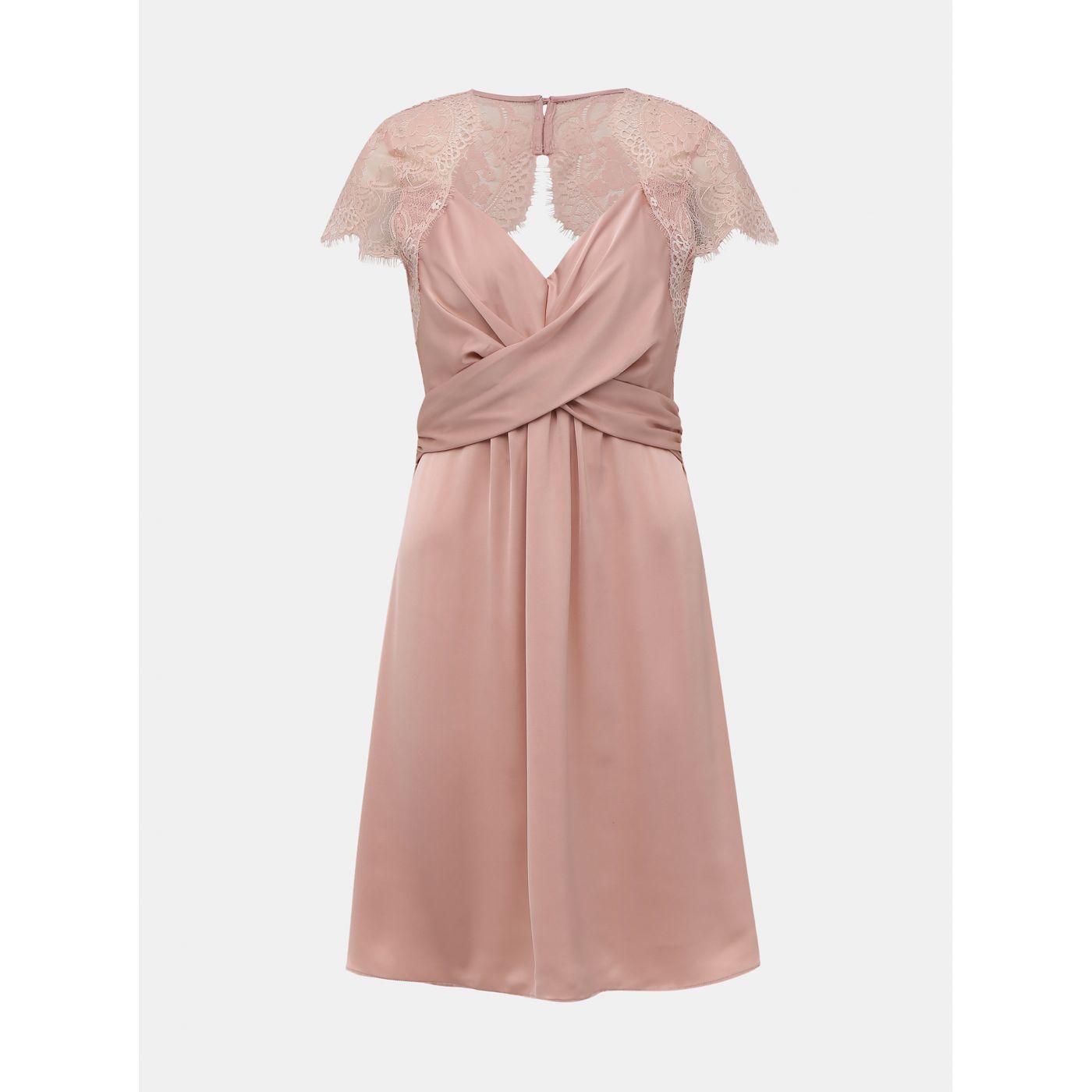 Light pink dress with lace VILA Shea