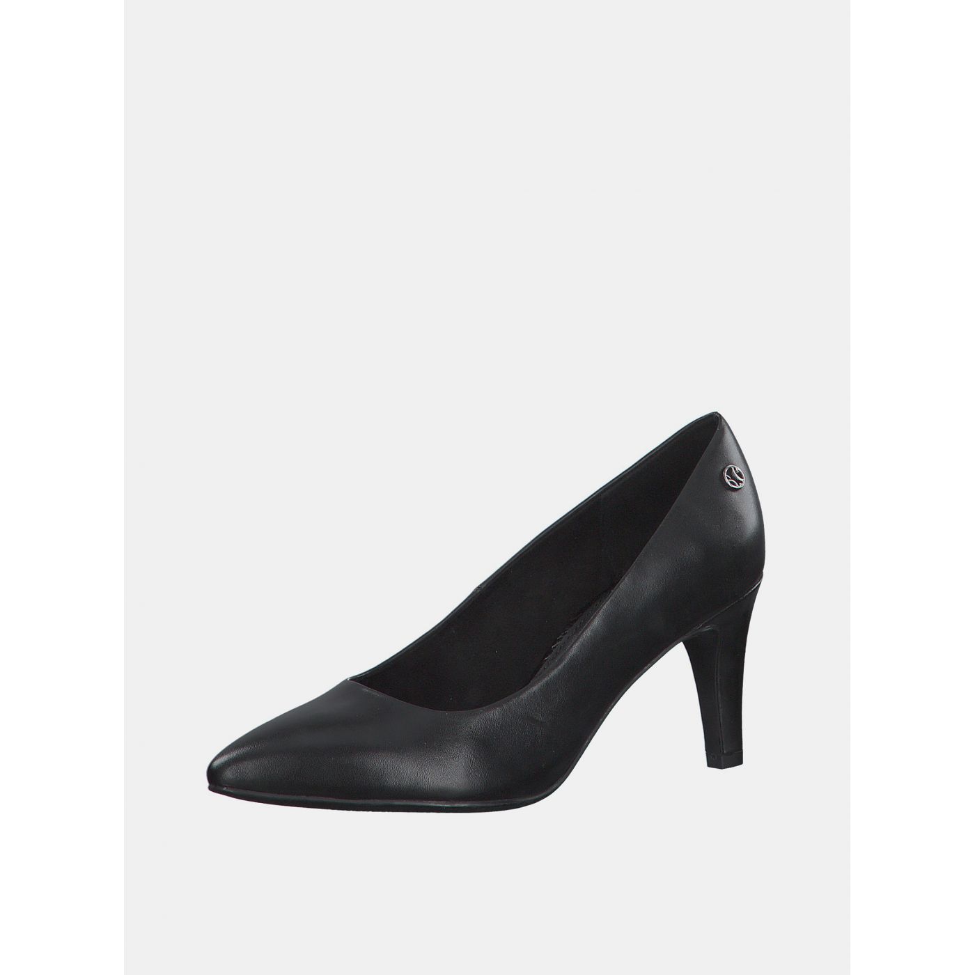 Black leather pumps s.Oliver