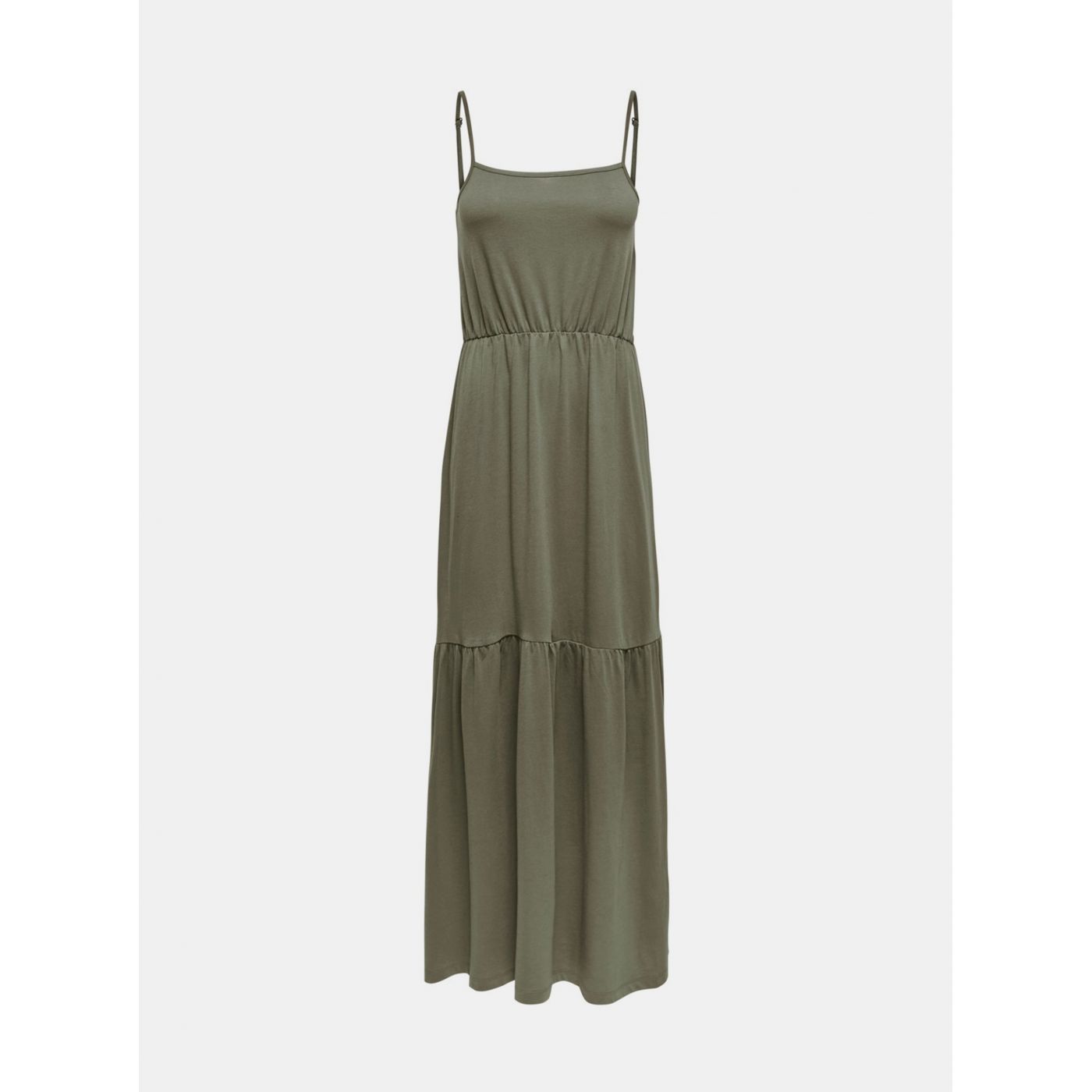 Khaki maxid dress Jacqueline de Yong Fenna