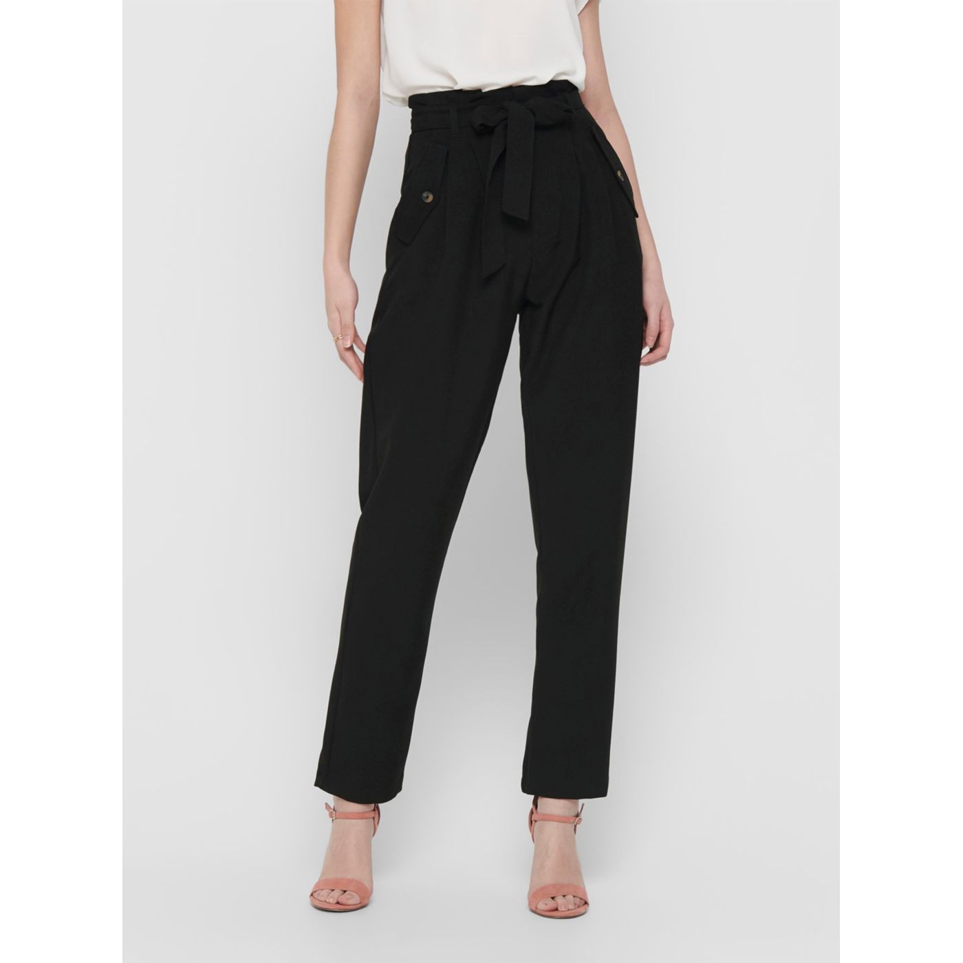 Black trousers with pockets Jacqueline de Yong Selma