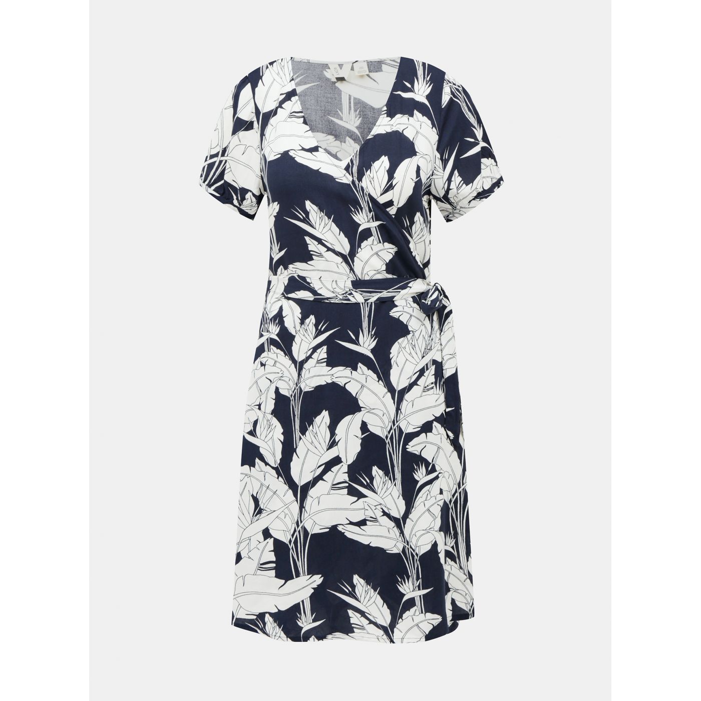 Roxy White-Blue Floral Dress