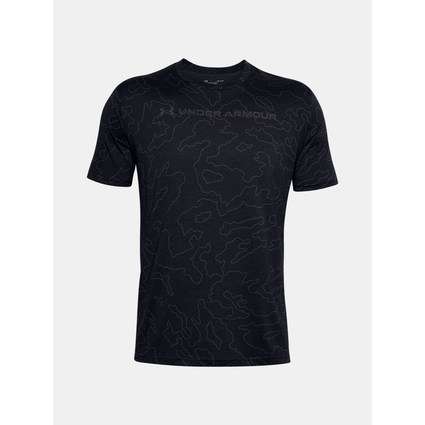 Under Armour UA ALL OVER WORDMARK SS-BLK T-shirt