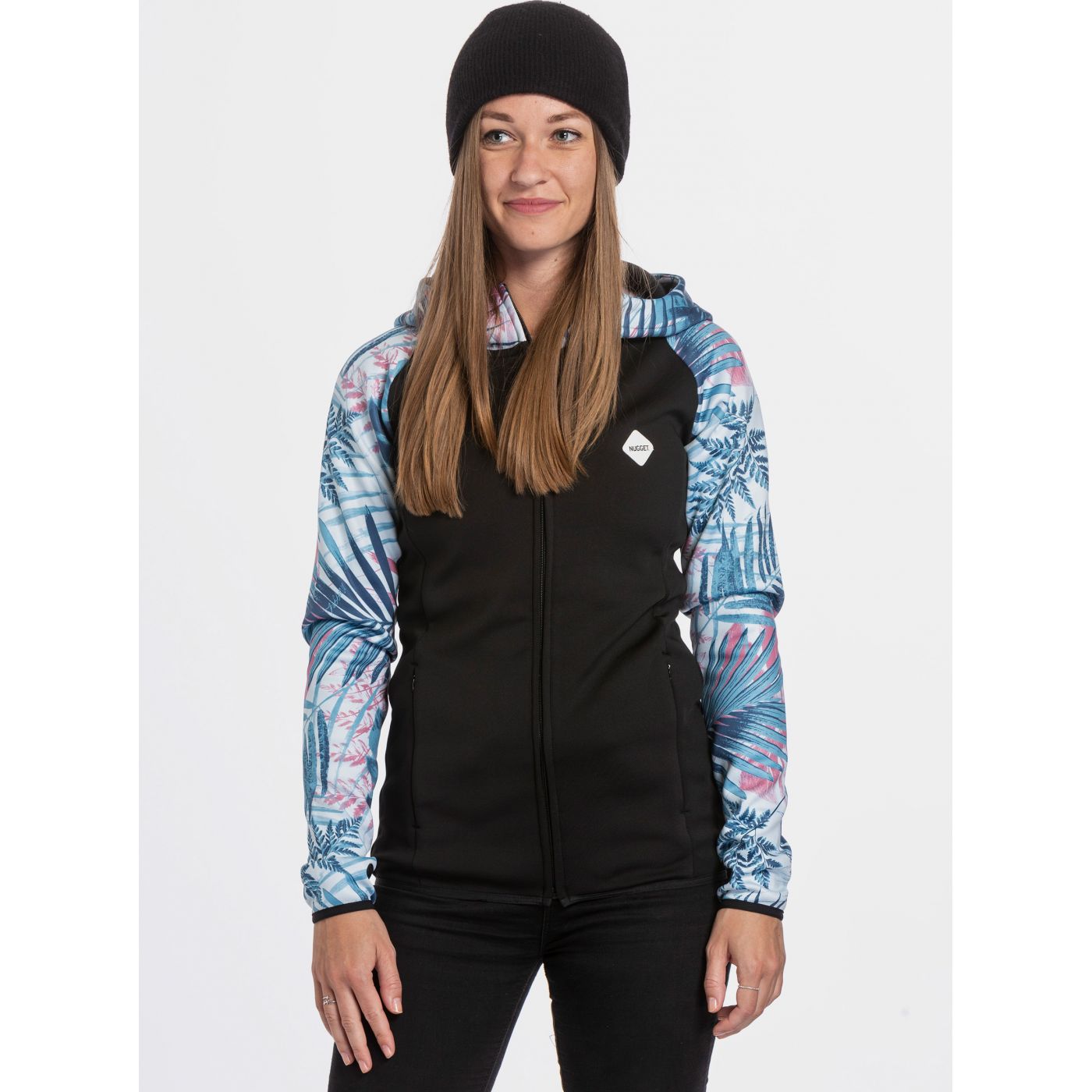 Blue and black women's sweatshirt NUGGET Tiffany