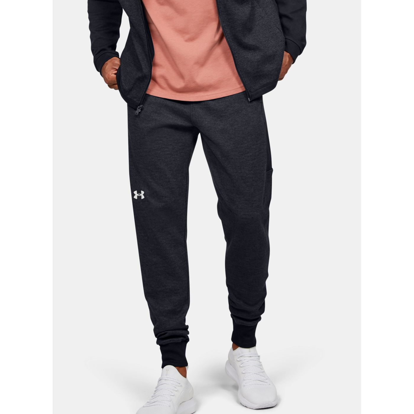 Black Men's Tracksuit Double Knit Under Armour