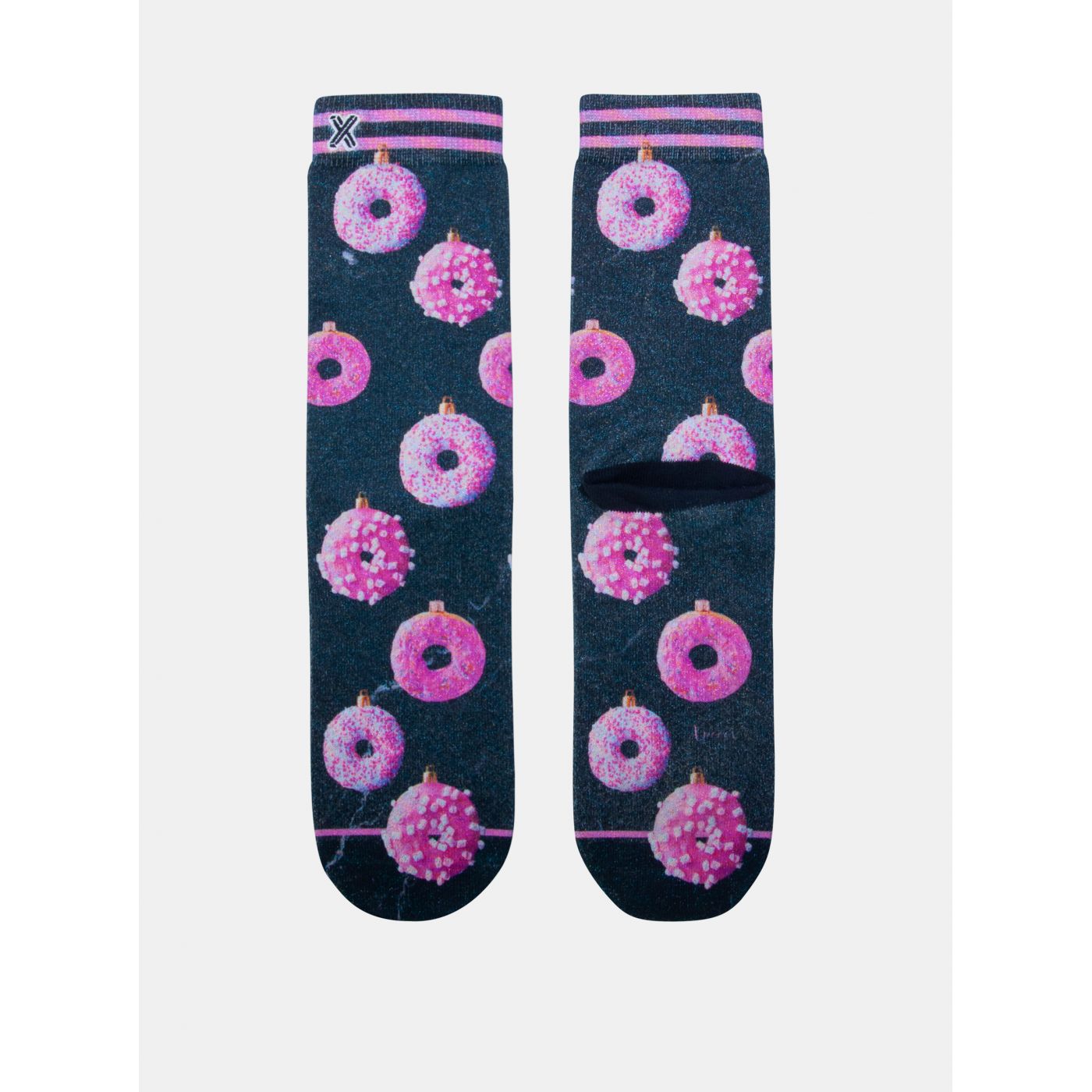Blue-pink women's socks XPOOOS