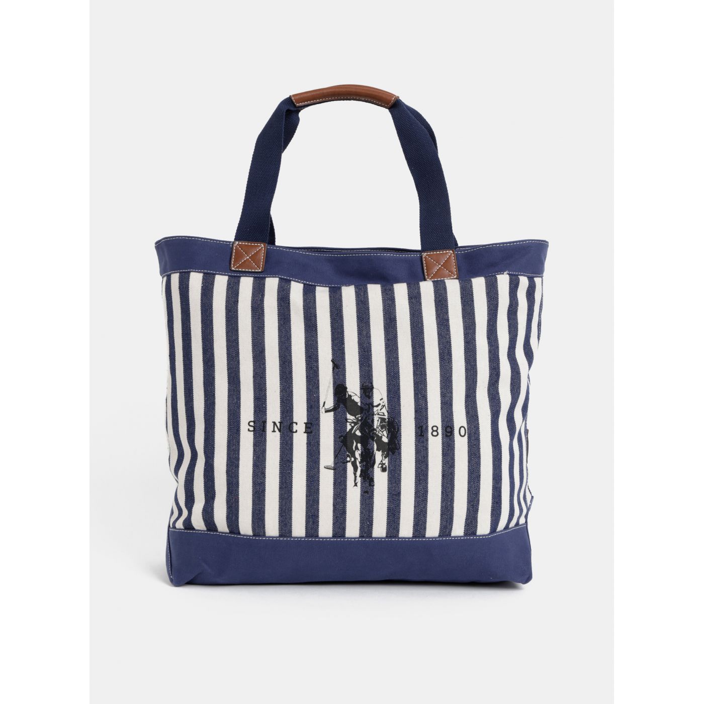 Dark blue women's striped bag U.S. Polo Assn.