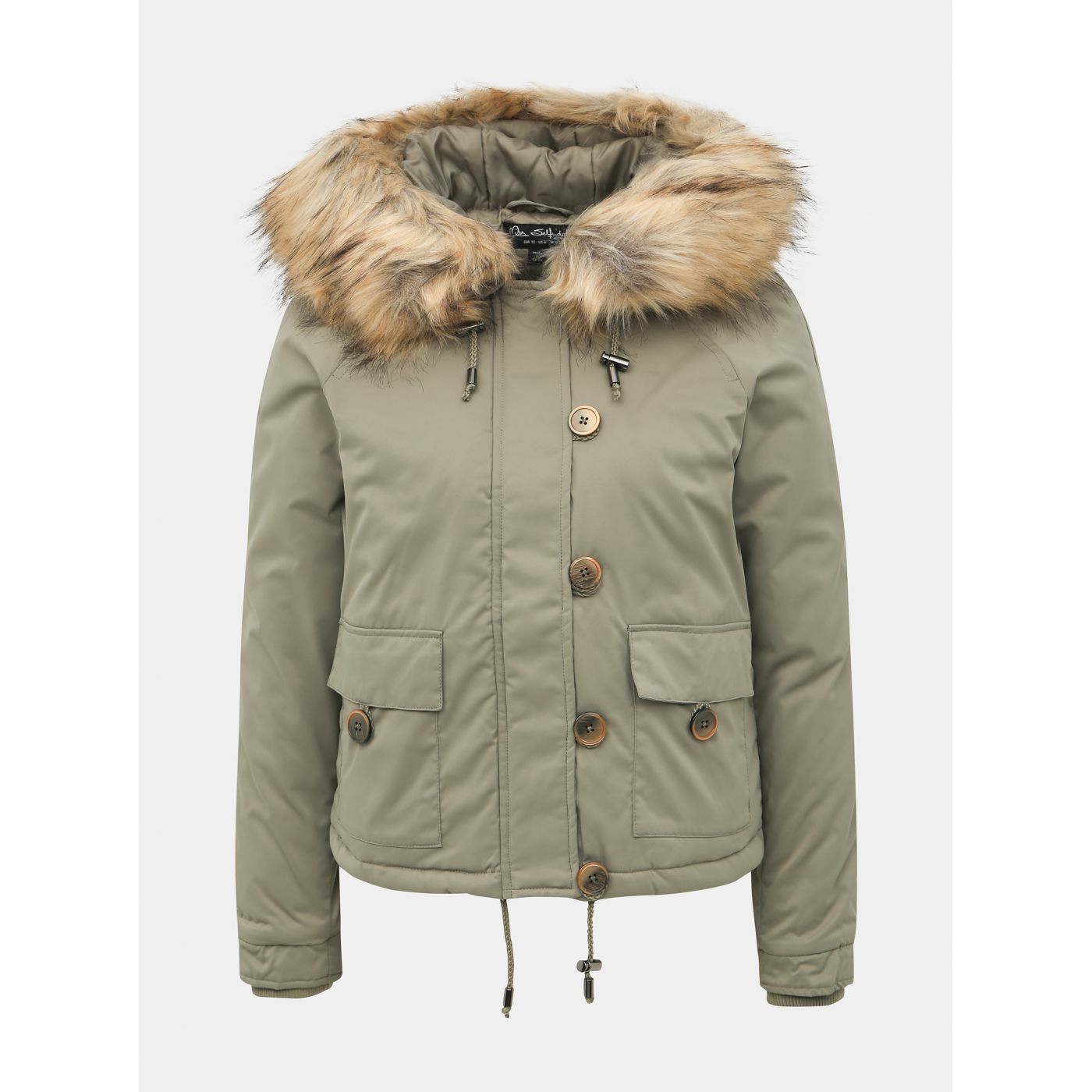 Miss Selfridge's Khaki Short Jacket
