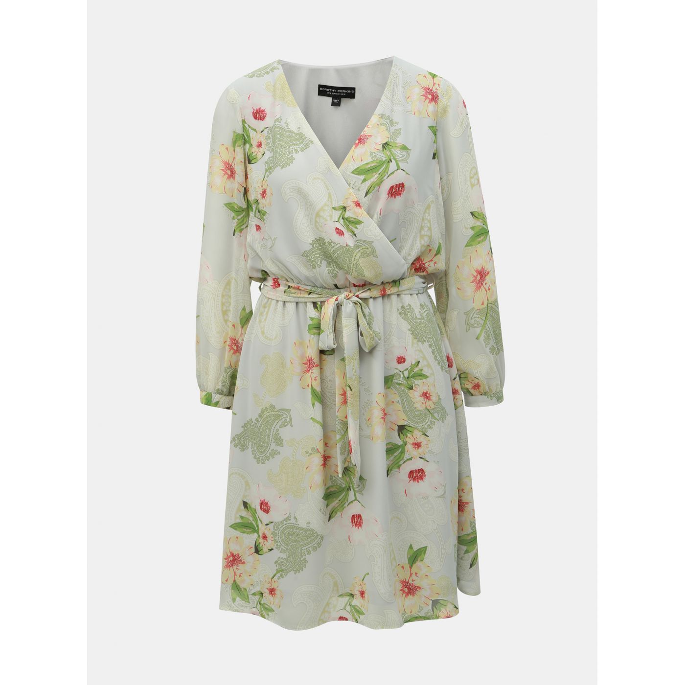 Light Green Patterned Dress by Dorothy Perkins