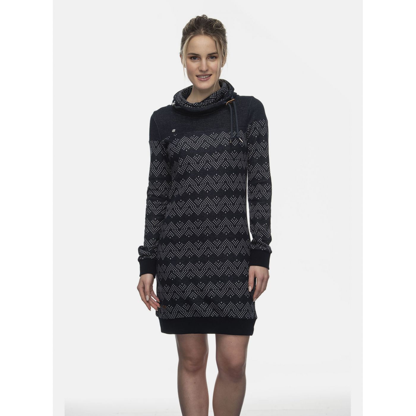 Dark Blue Patterned Ragwear Sweatshirt