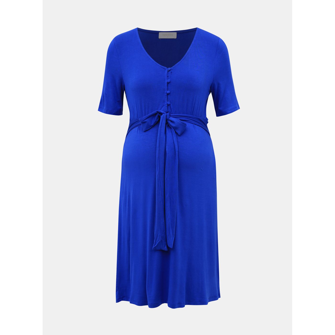 Mama.licious Adrianna Blue Maternity/Nursing Dress