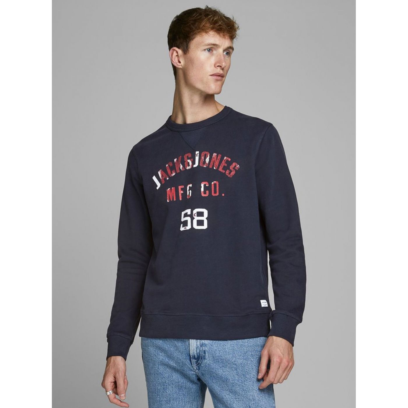 Dark Blue Jack & Jones Wen Sweatshirt
