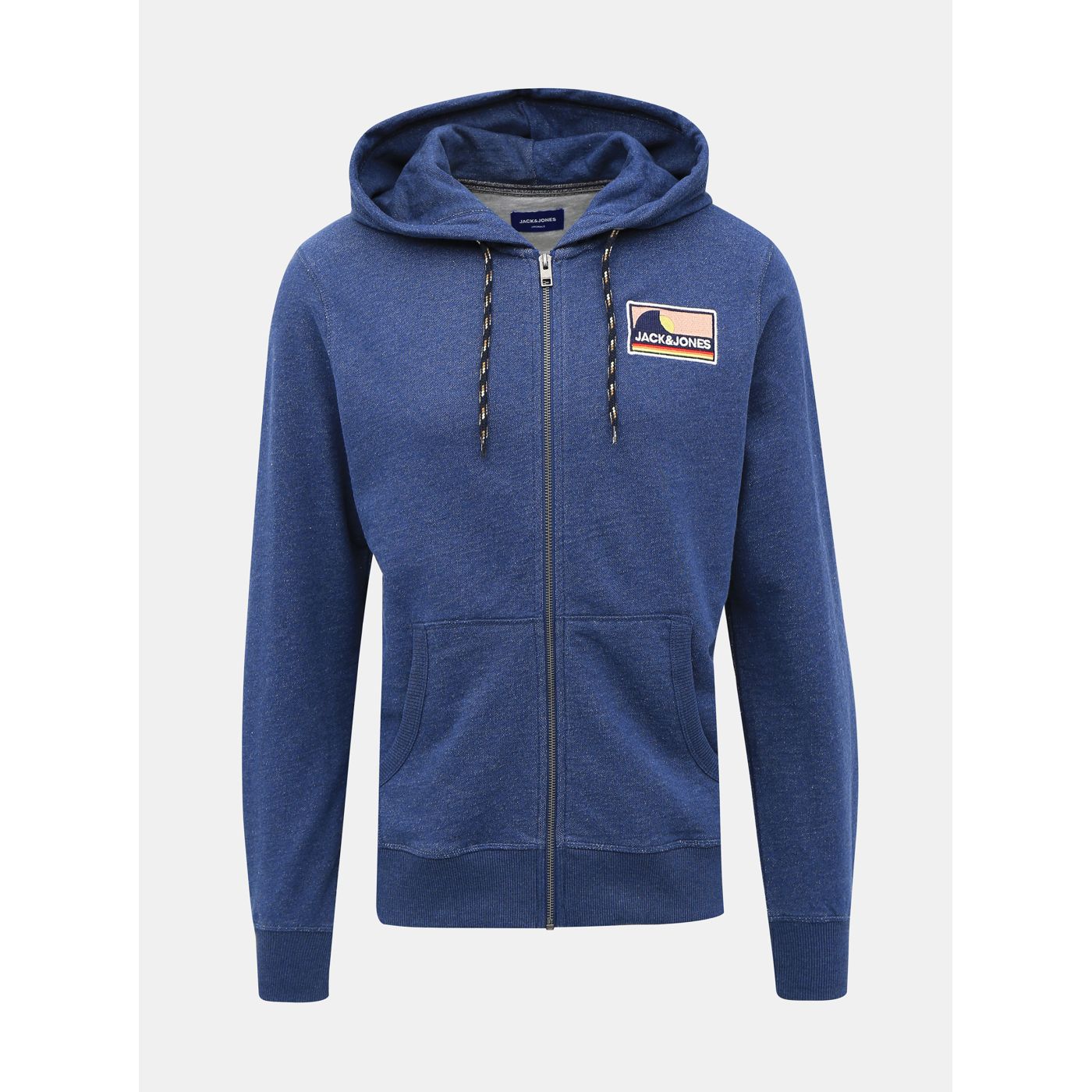 Dark Blue Hoodie with Jack & Jones Embroidery Explore