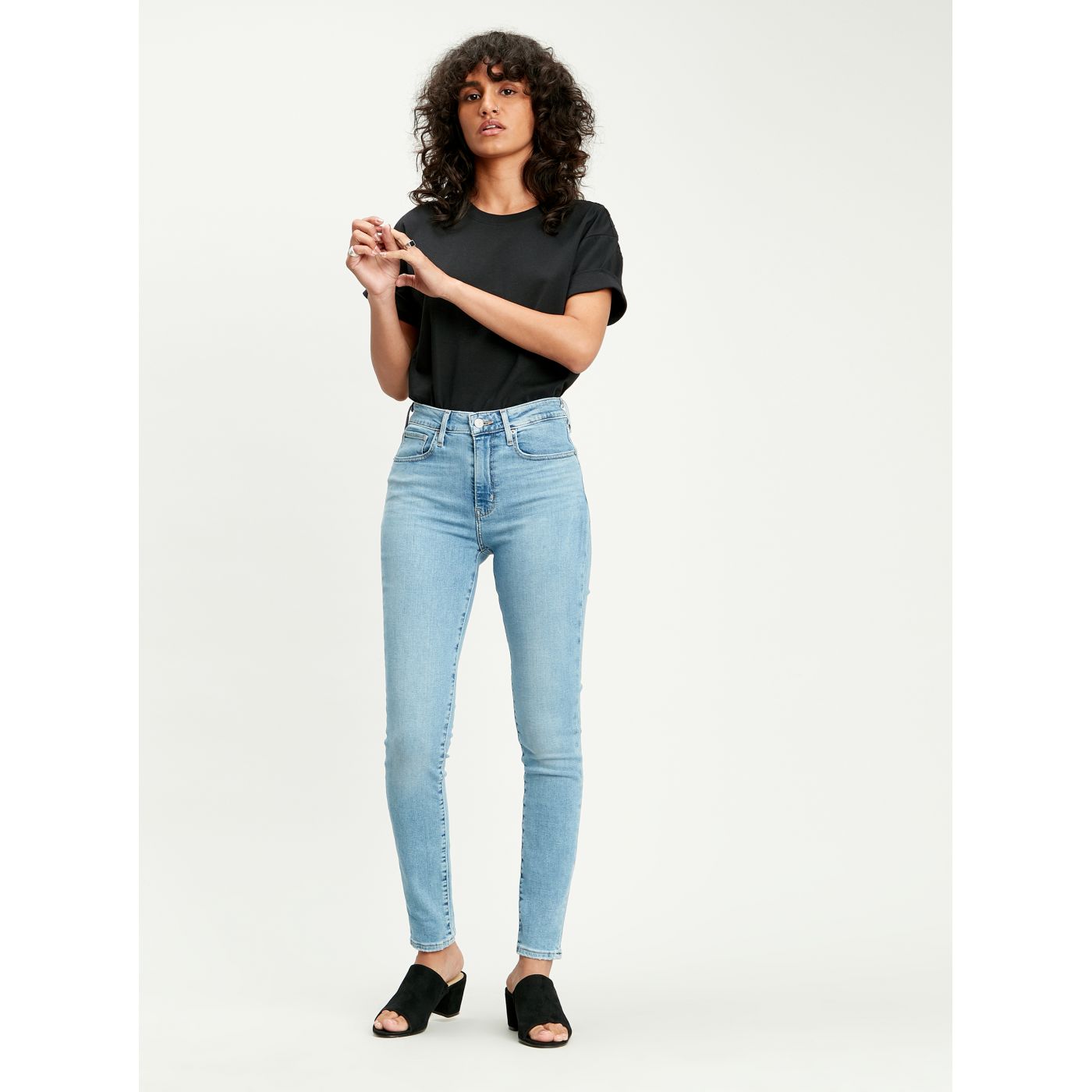 Light blue women's skinny fit jeans Levi's®