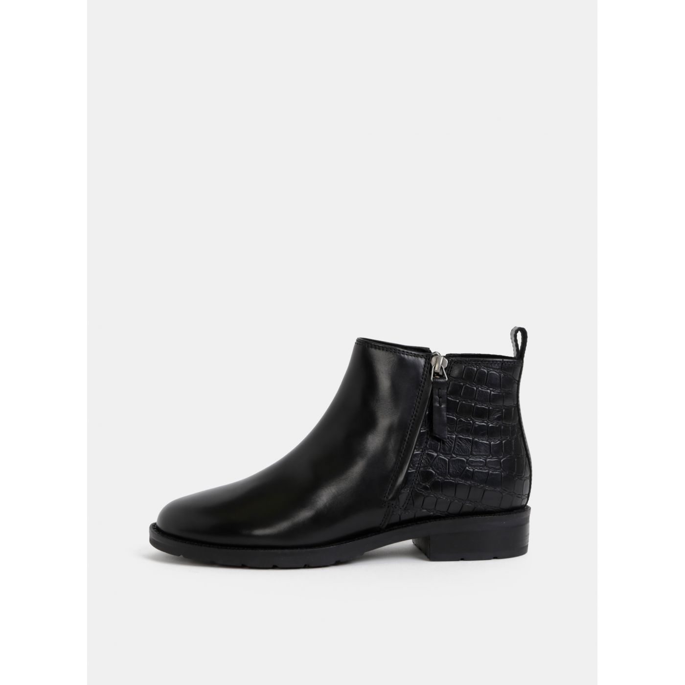 Geox Bettanie Black Women's Leather Ankle Boots