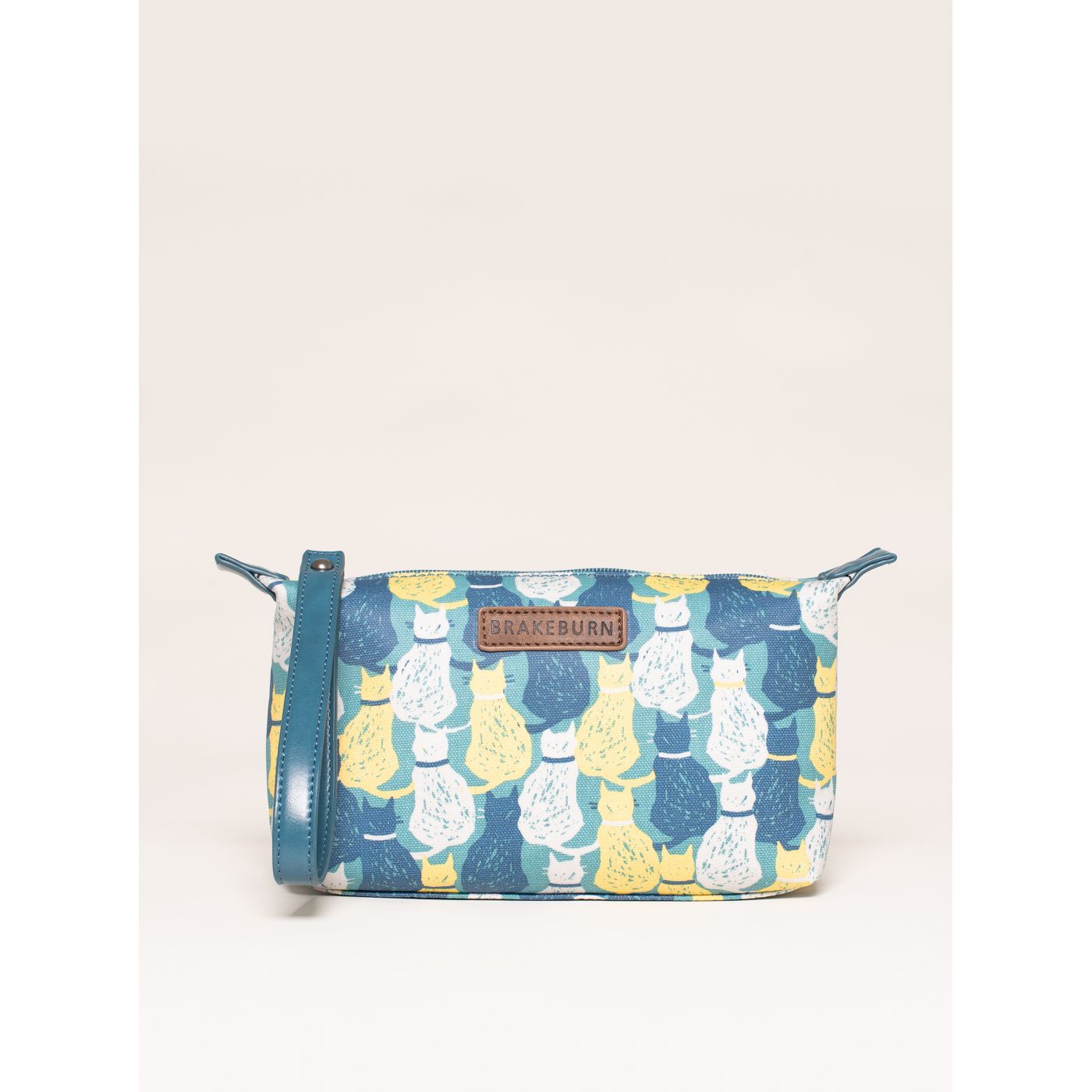 Blue patterned Brakeburn toiletry bag