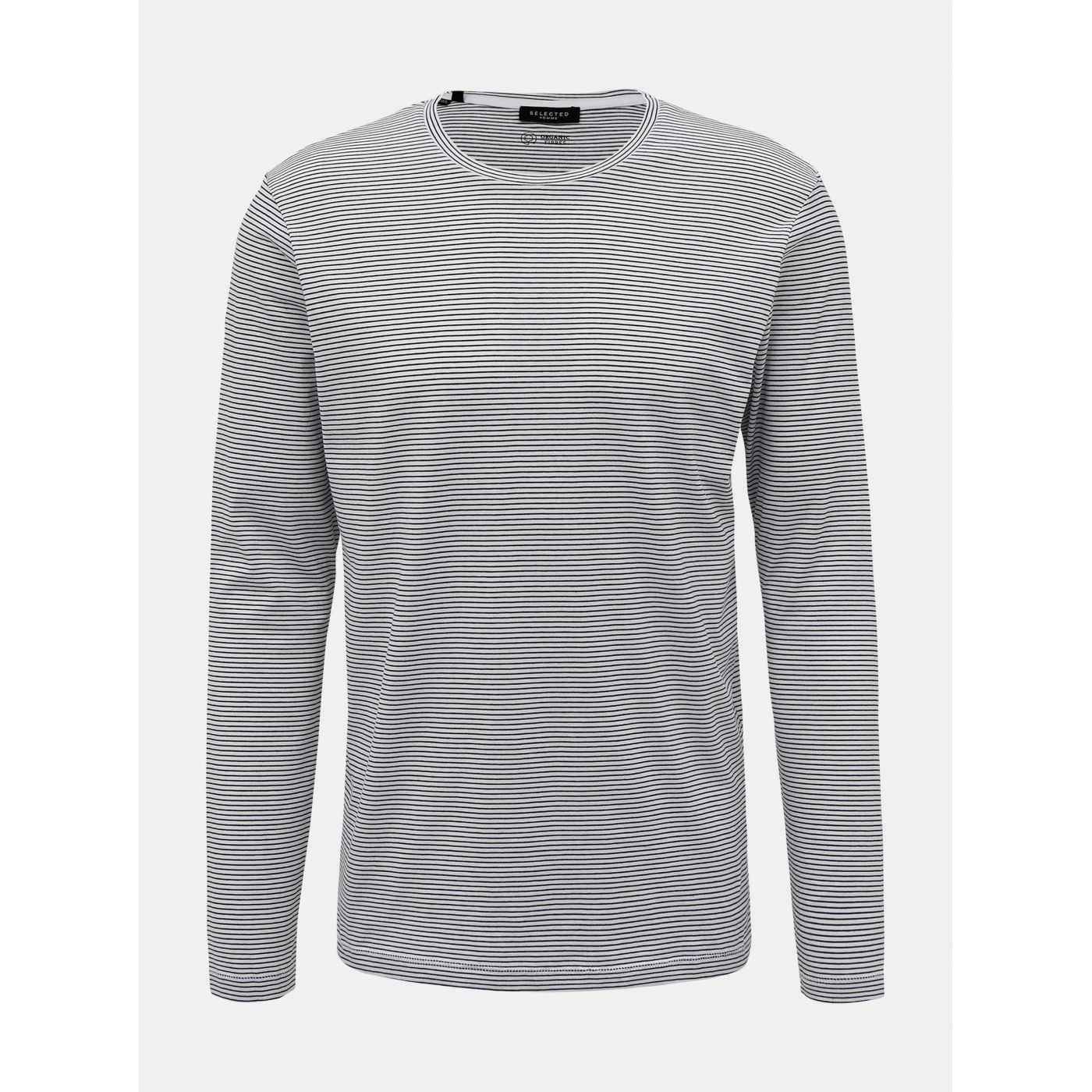 White Striped Basic T-Shirt Selected By Homme Loui