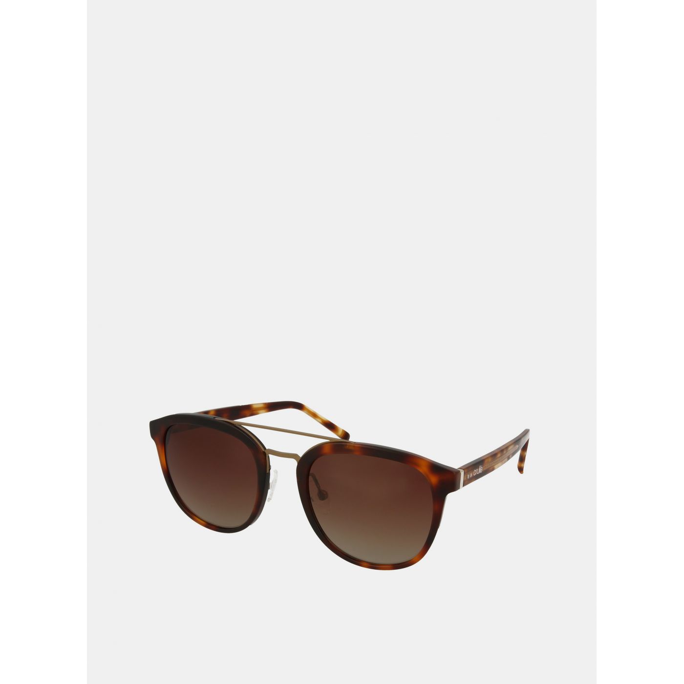 Brown Patterned Crullé Sunglasses