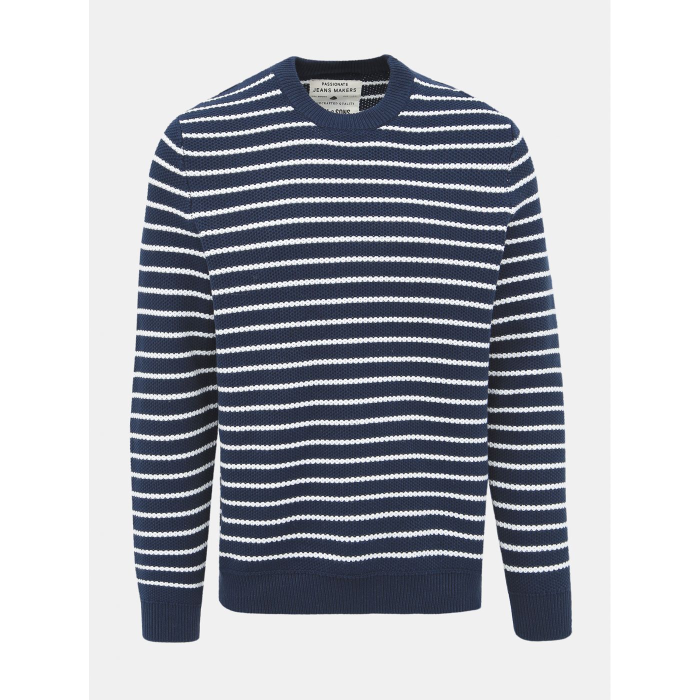 Dark blue striped sweater ONLY & SONS Dave