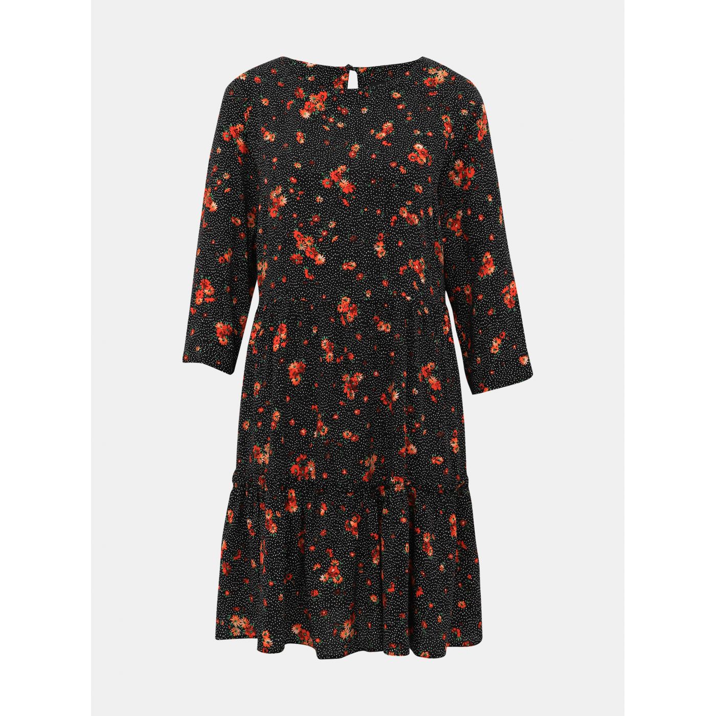 M&Co Black Floral Dress
