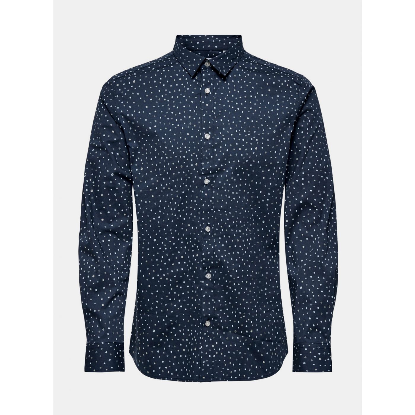 Dark blue patterned shirt ONLY & SONS