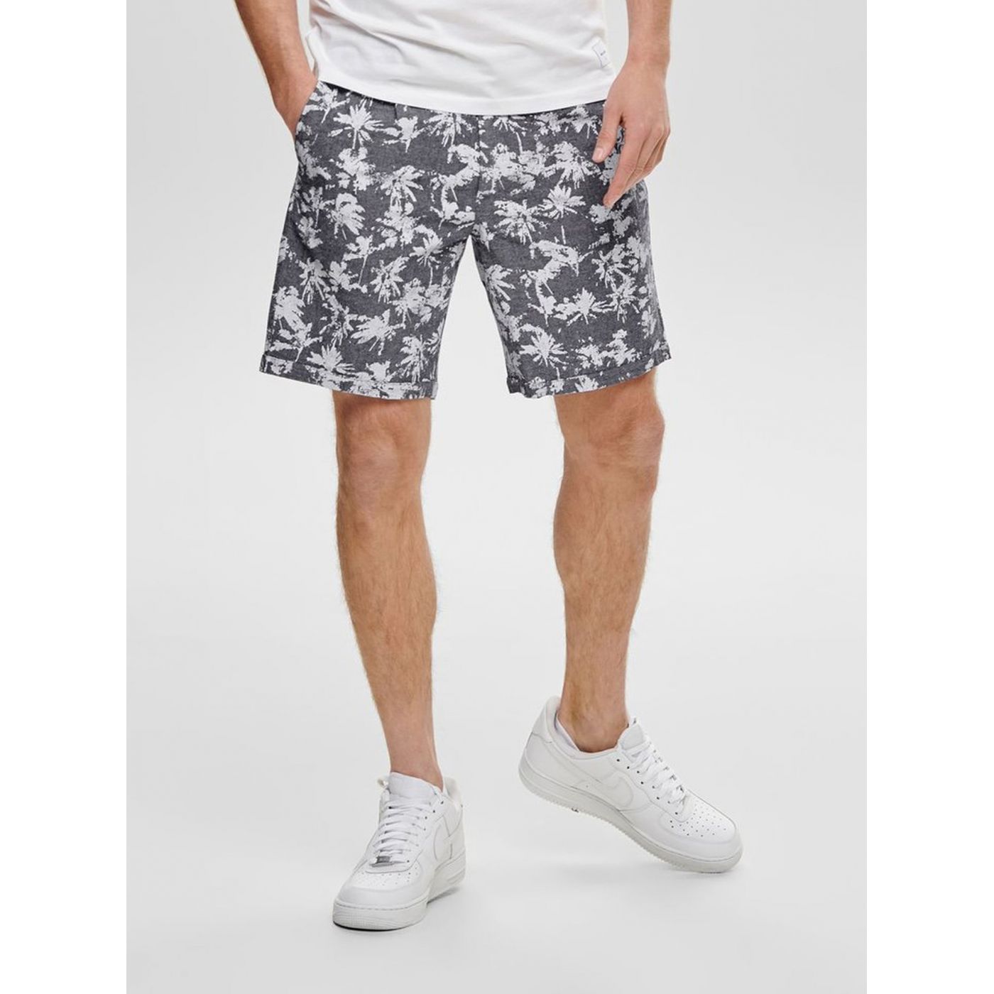 Grey Patterned Shorts ONLY & SONS Calton
