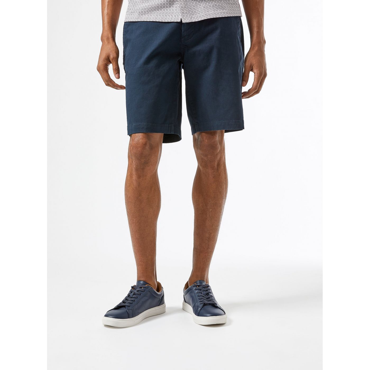Burton Menswear London Dark Blue Chino Shorts