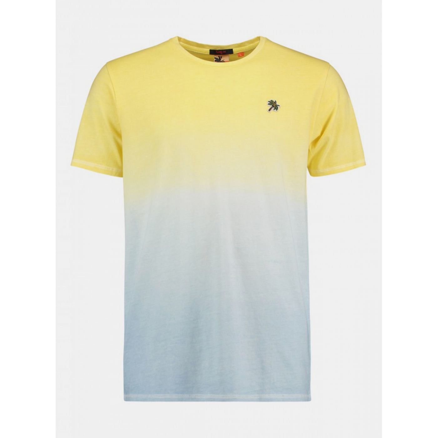 Haily's Colour Yellow-blue Men's T-Shirt