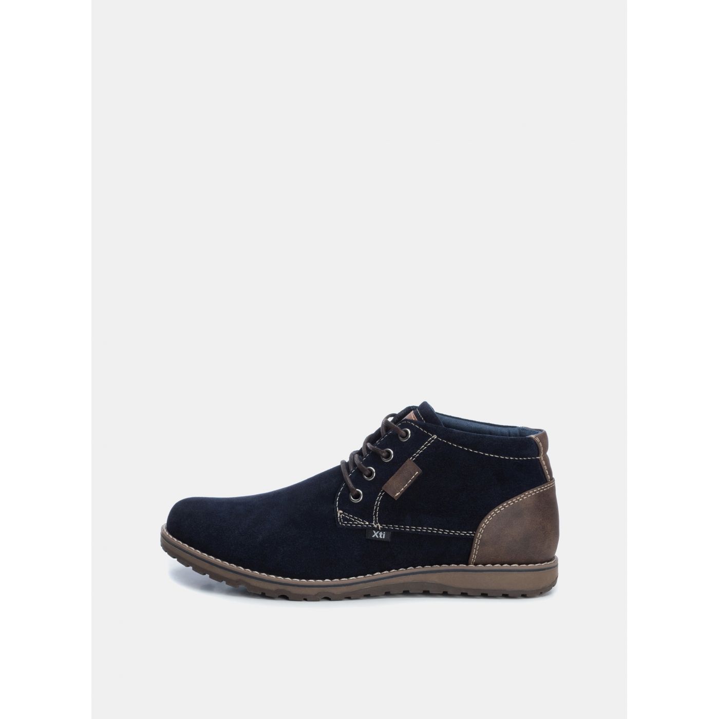 Dark Blue Men's Suede Shoes Xti