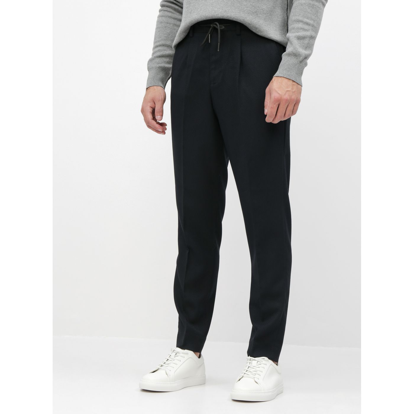 Blue-black slim fit pants Selected Homme Leo