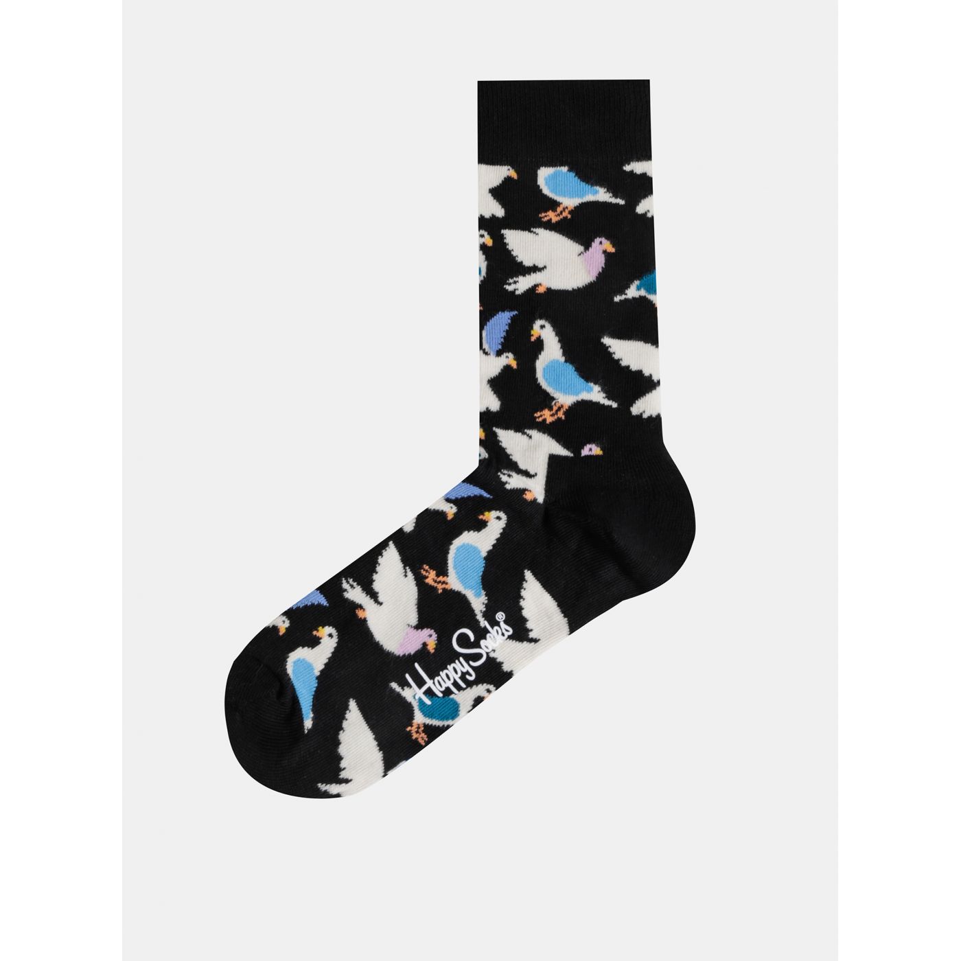 Black Patterned Socks Happy Socks Pigeon