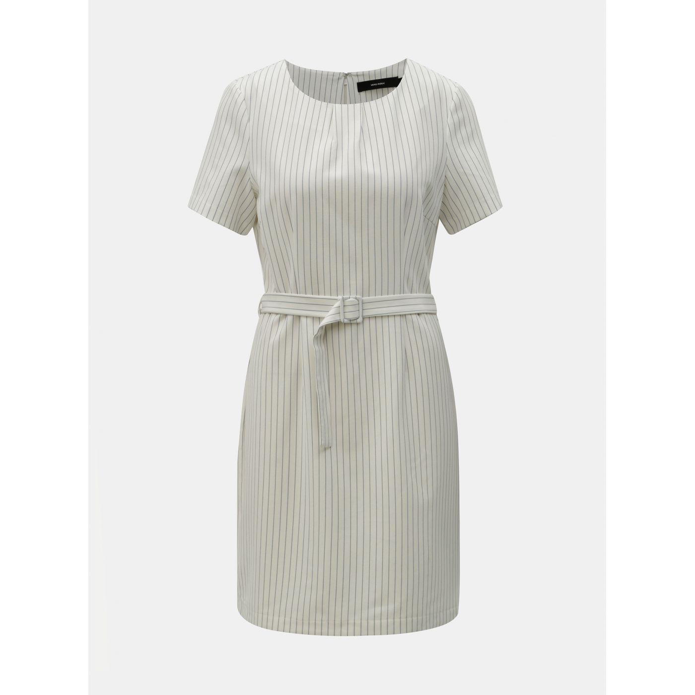 White striped dress with belt VERO MODA Helena