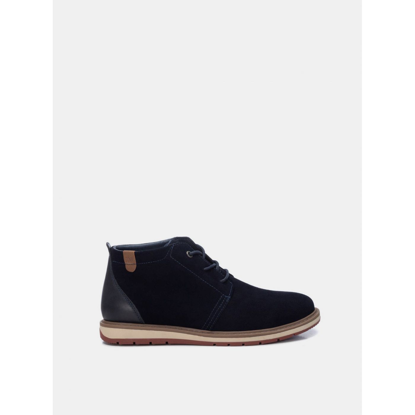 Xti Dark Blue Men's Suede Ankle Boots