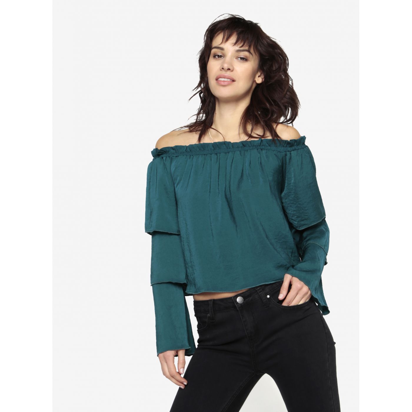Kerosene blouse with off-the-shoulder shoulders MISSGUIDED