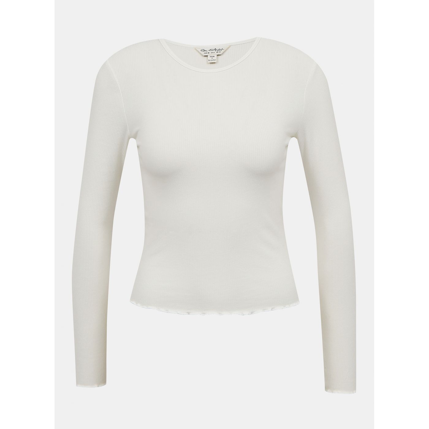 Miss Selfridge Cream T-Shirt
