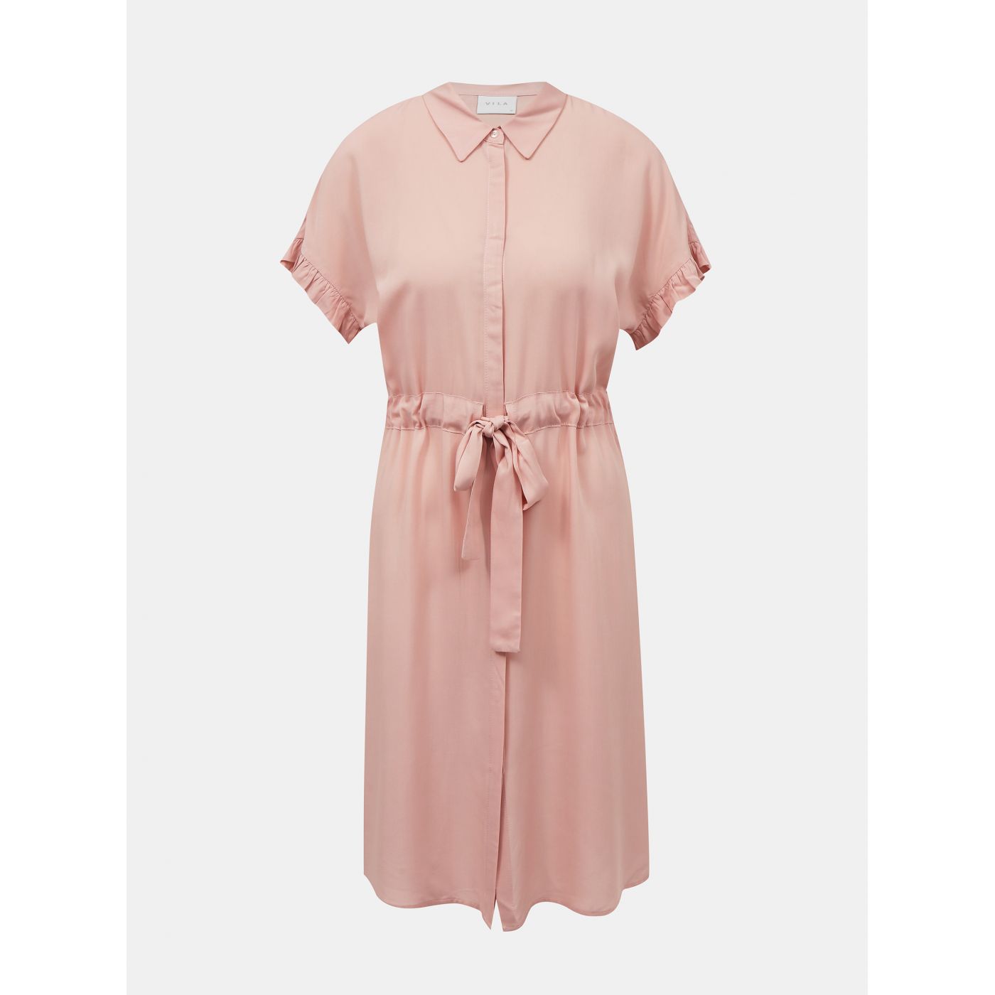 Light pink shirt dress VILA Sasia