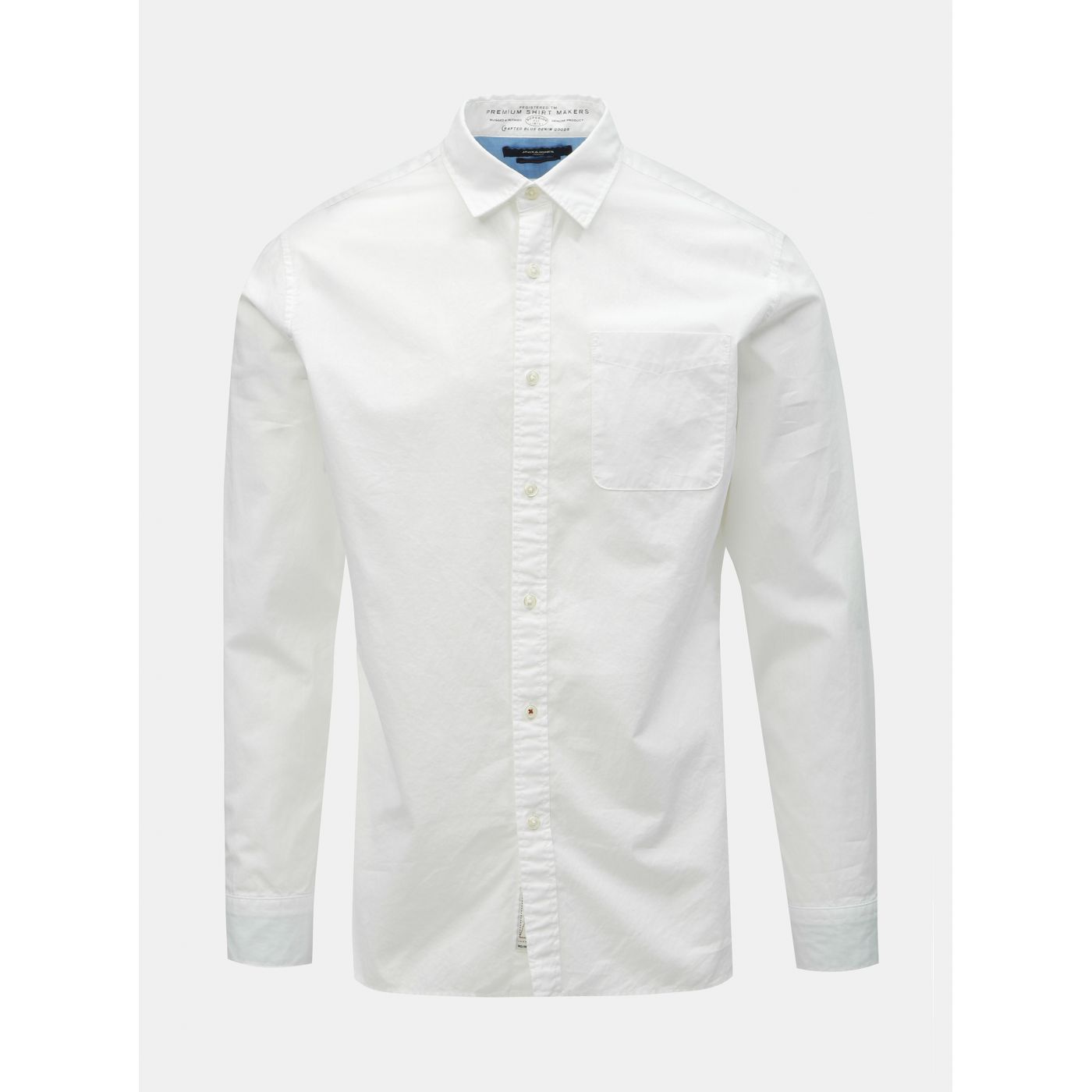 White Slim Fit Shirt Jack & Jones Caleb