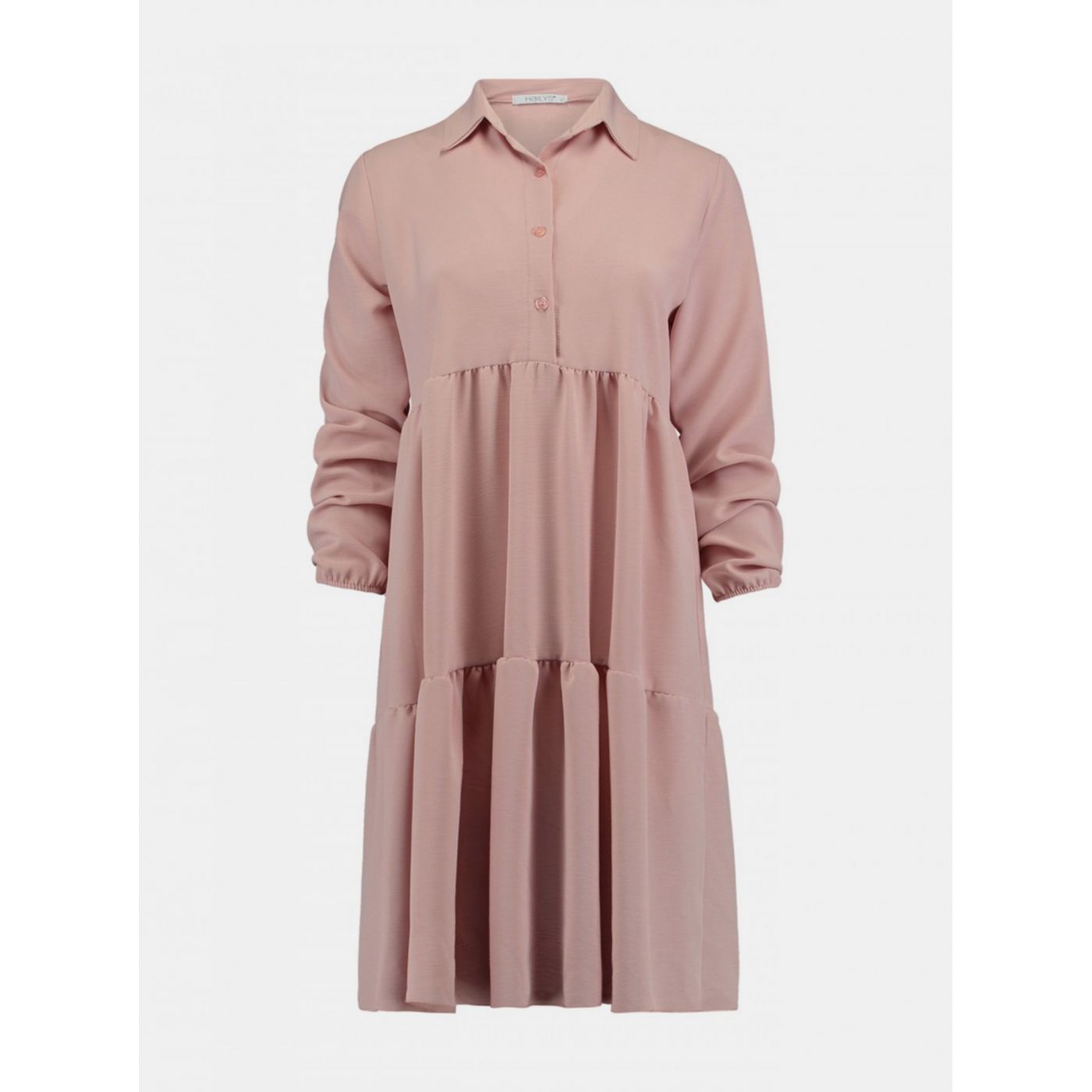 Haily's Pink Shirt Dress