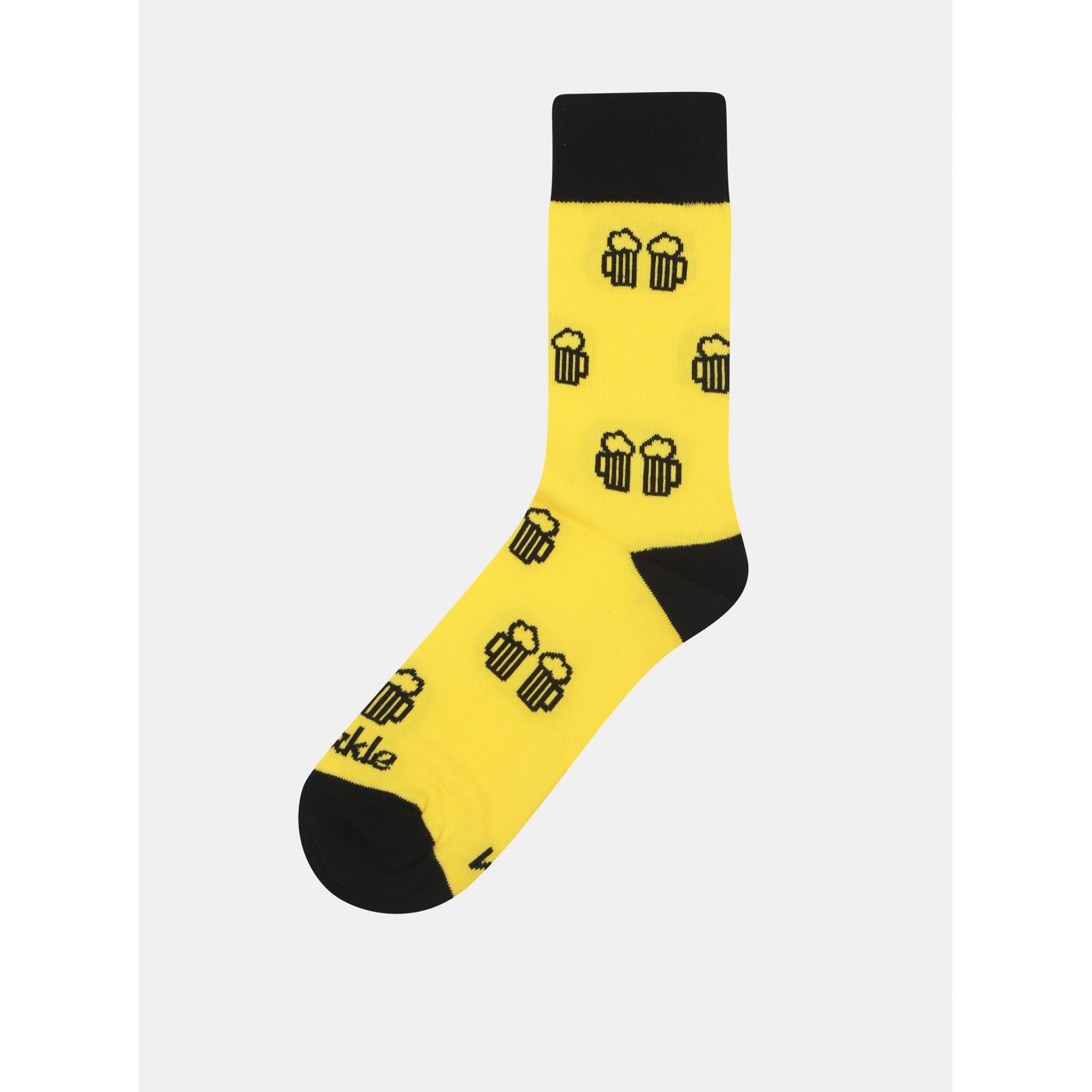 Yellow Patterned Socks Fusakle Cheers