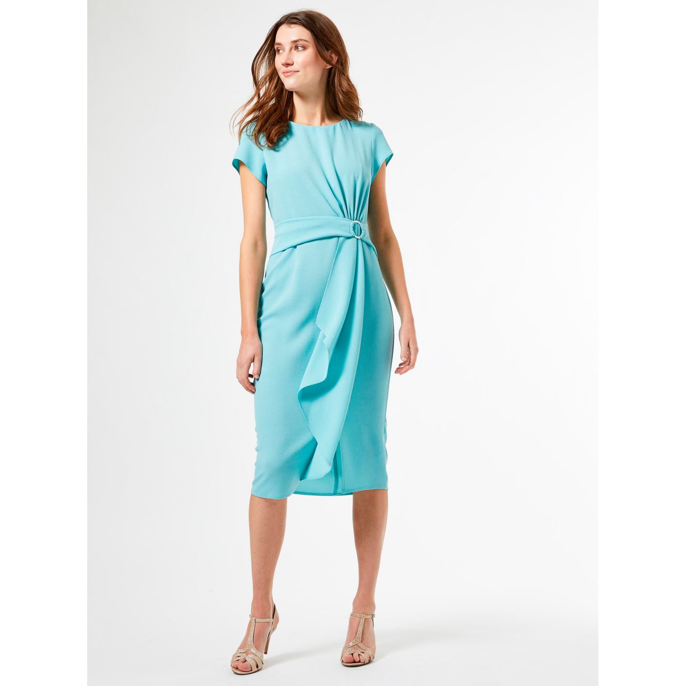 Dorothy Perkins Turquoise Sleeve Dress