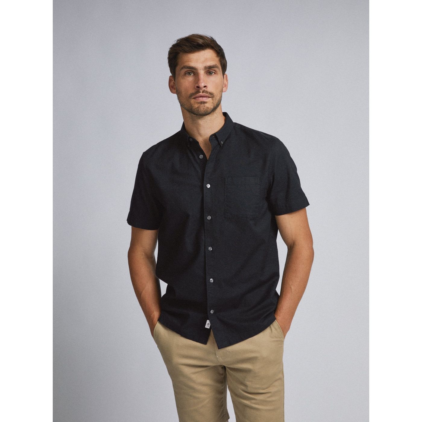 Black Shirt Burton Menswear London Boxes