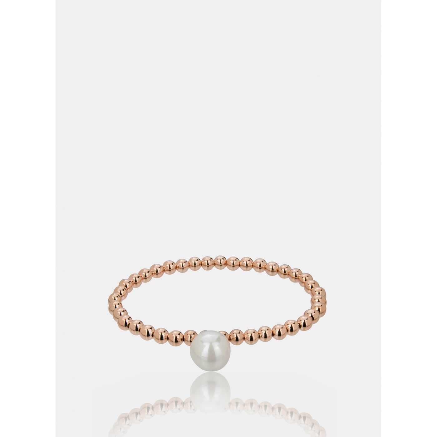 Bracelet in pink and gold by Annie Rosewood