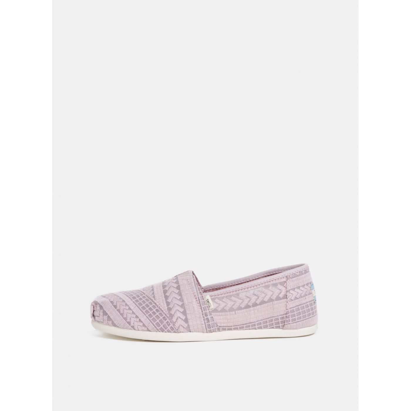 Light Purple Women's Embroidered ESPADRILLES TOMS