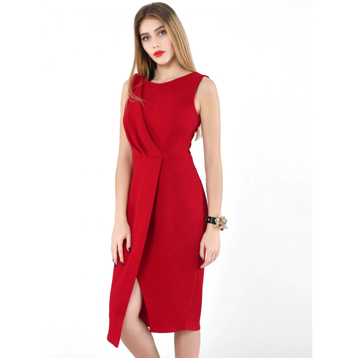 Closet Red Pouch Dress