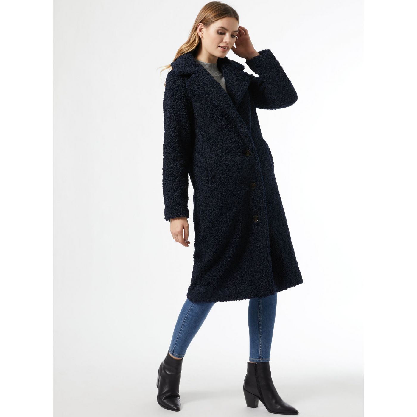 Dorothy Perkins Blue Coat