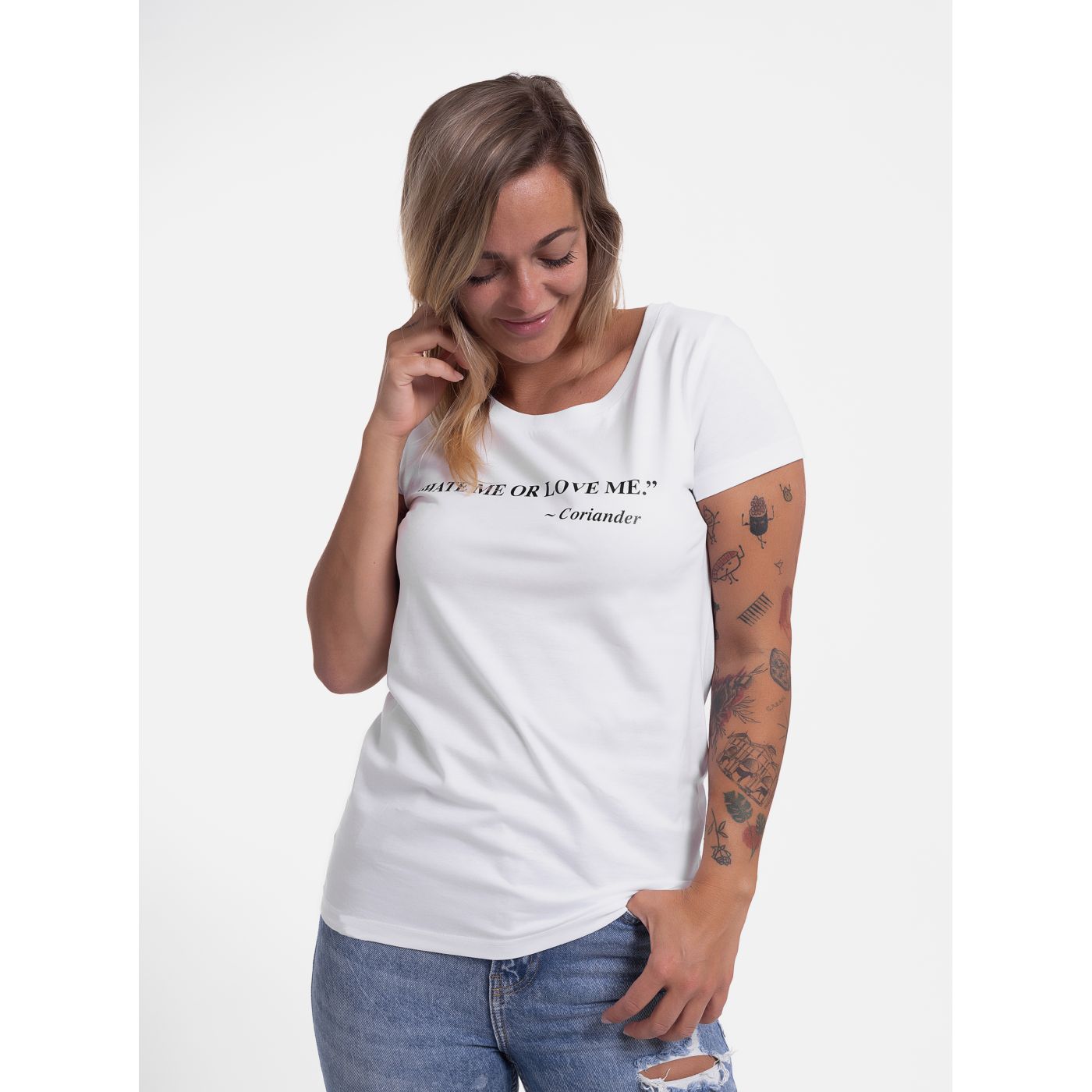 White Women's T-Shirt ZOOT Original Coriander
